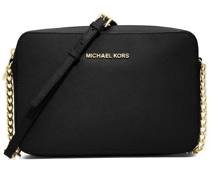 Michael Kors Black Jet Set East West Crossbody Bag