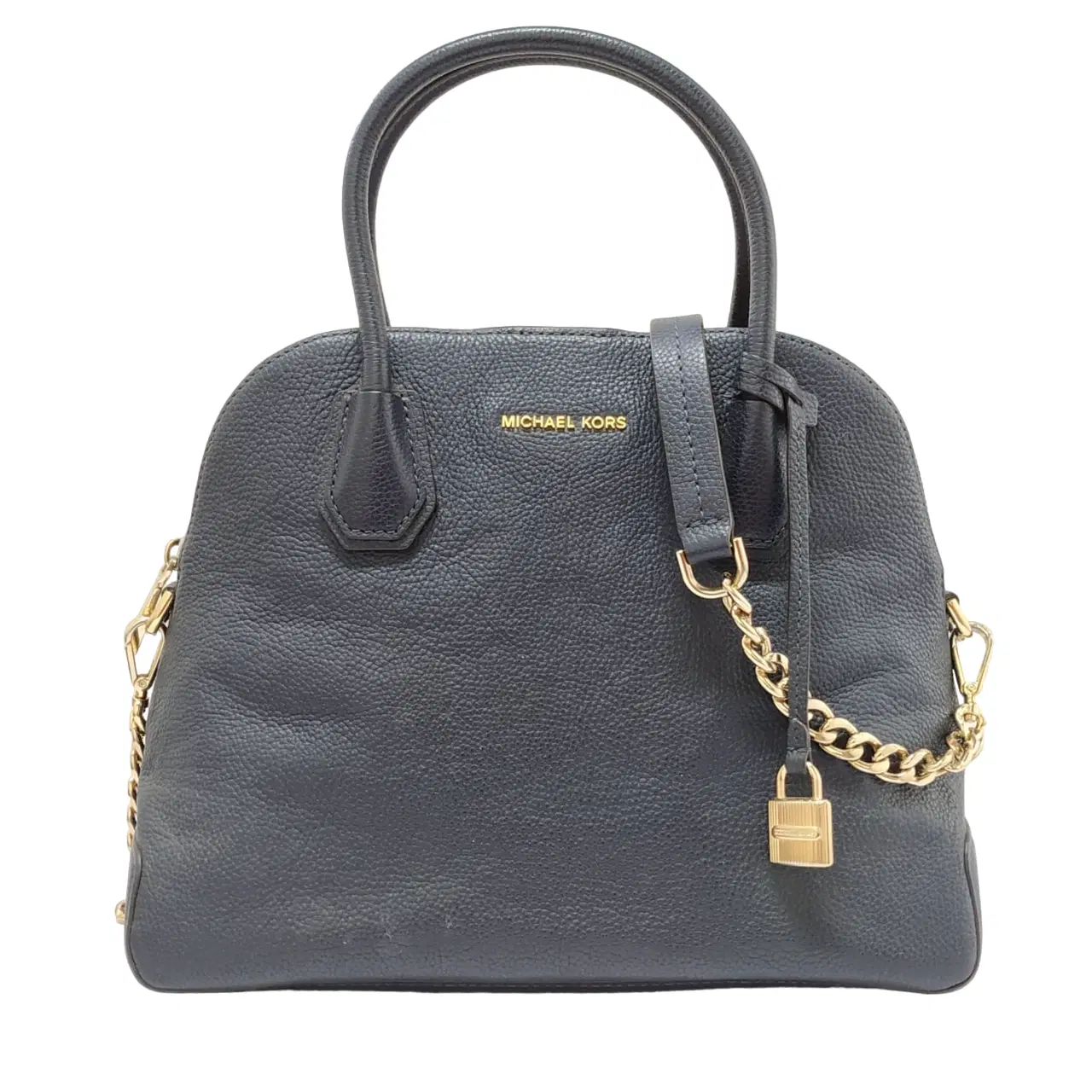 Michael Kors Mercer Large Leather Dome Satchel