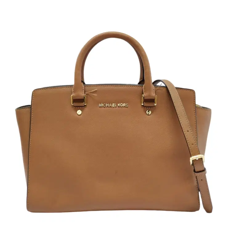 Michael Kors Selma Saffiano Leather Satchel-Hover-Image