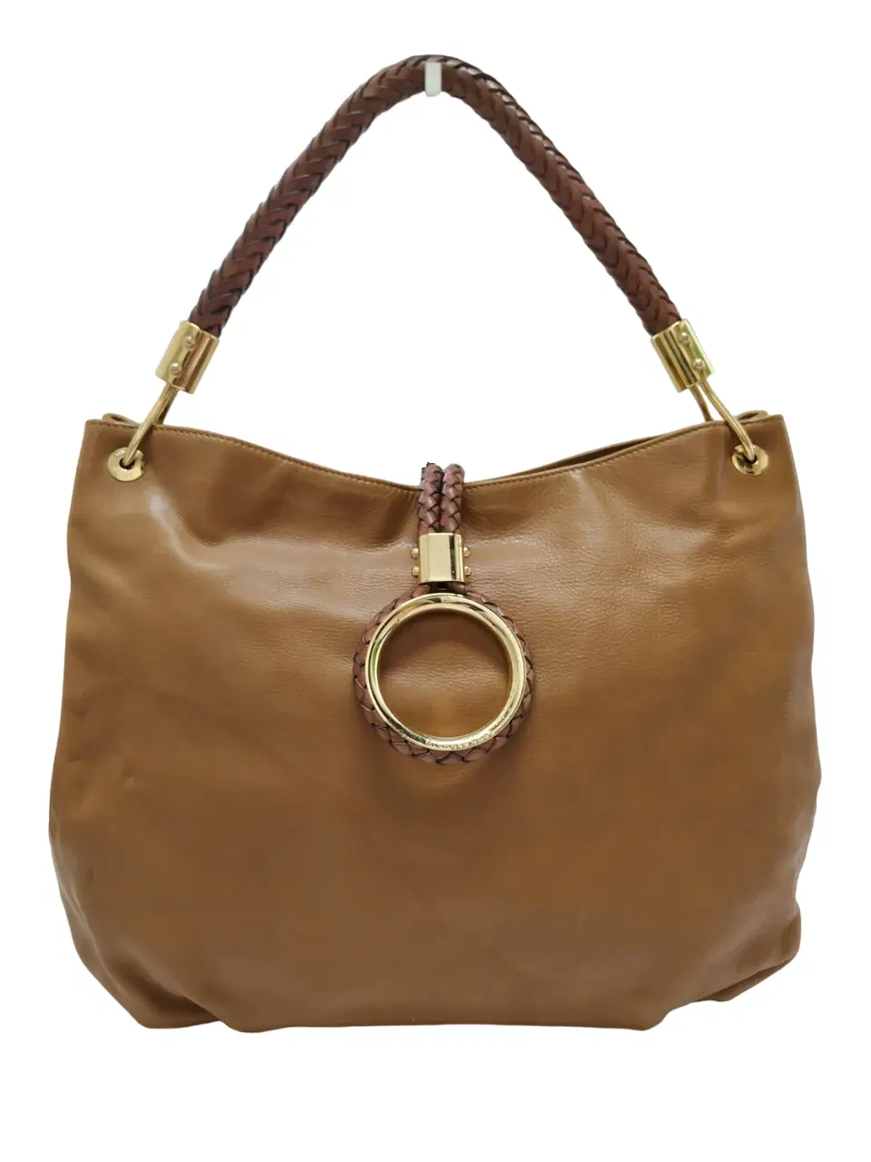 Michael Kors Skorpios Pebbled Ring Hobo Bag