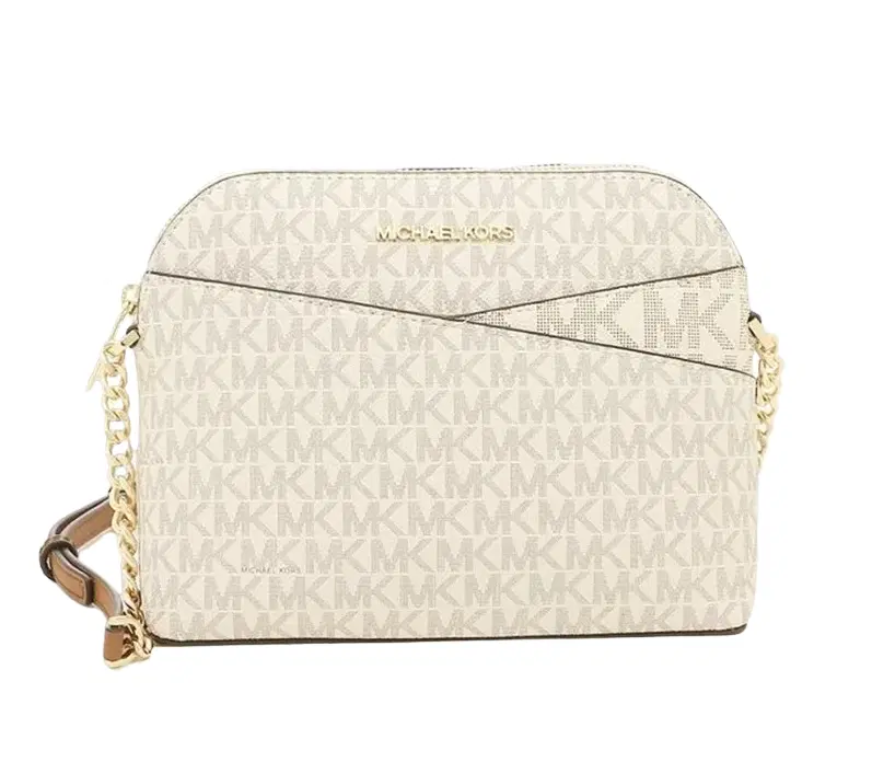 Michael Kors Jet Set Travel Medium Logo Dome Crossbody Bag
