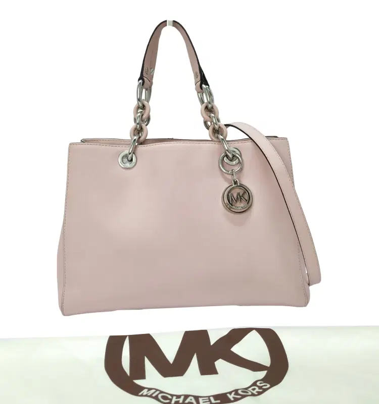 Michael Kors Cynthia Saffiano Medium Leather Satchel-Hover-Image