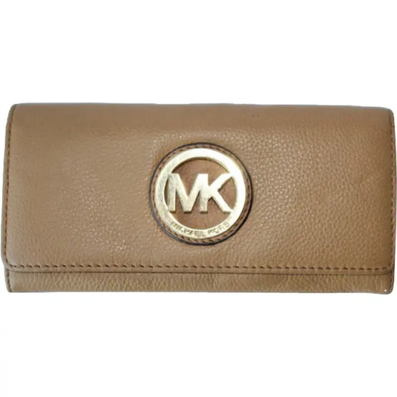 MICHAEL Michael Kors Tan Fulton Flap Continental Wallet