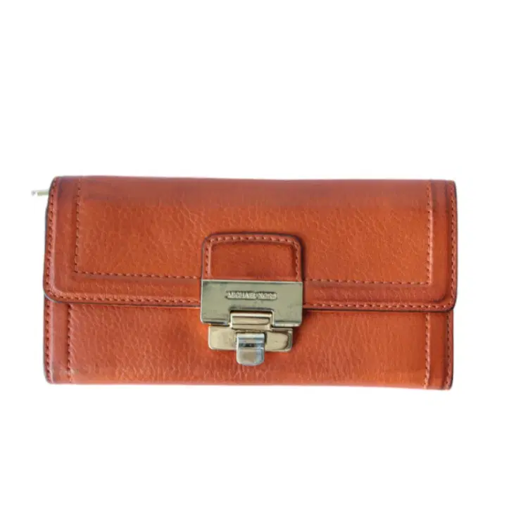 MICHAEL Michael Kors Tan Wallet with Clasp-Hover-Image