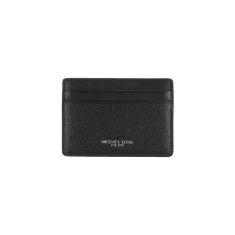 Michael Kors Black Card Holder-Hover-Image