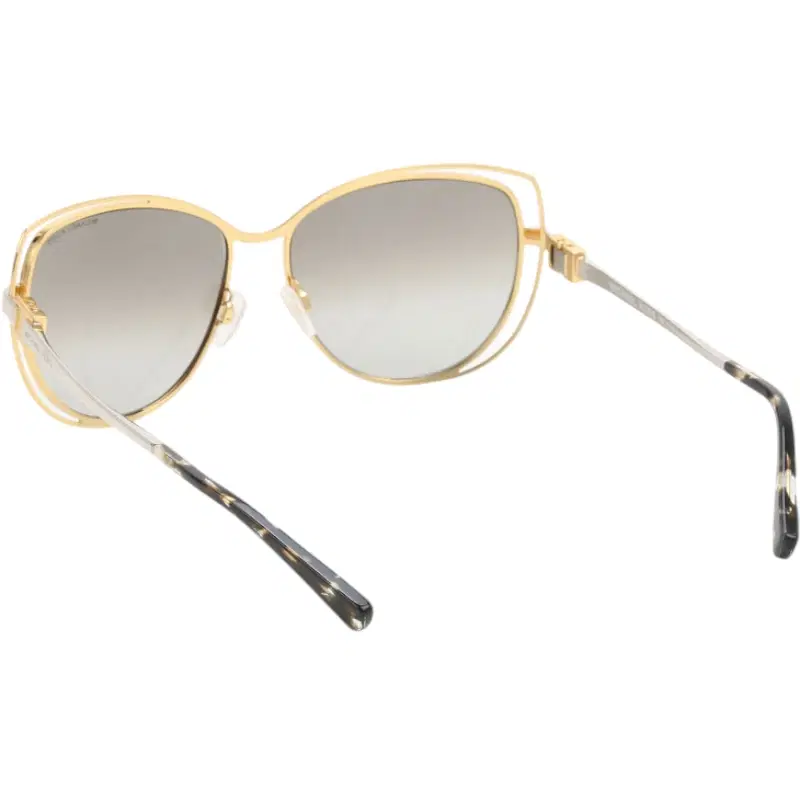  Michael Kors Sunglasses Silver - Gold frame and Grey Silver Mirror lens