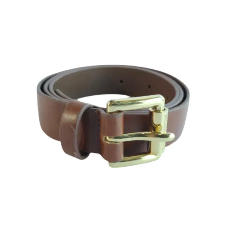Michael Kors Brown Small Leather Belt-Hover-Image