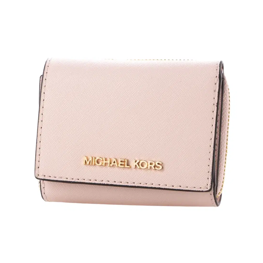 Michael Kors Jet Set Saffiano Leather Flap Card Holder Wallet