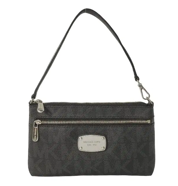 Michael Kors Black Monogram Wristlet-Hover-Image