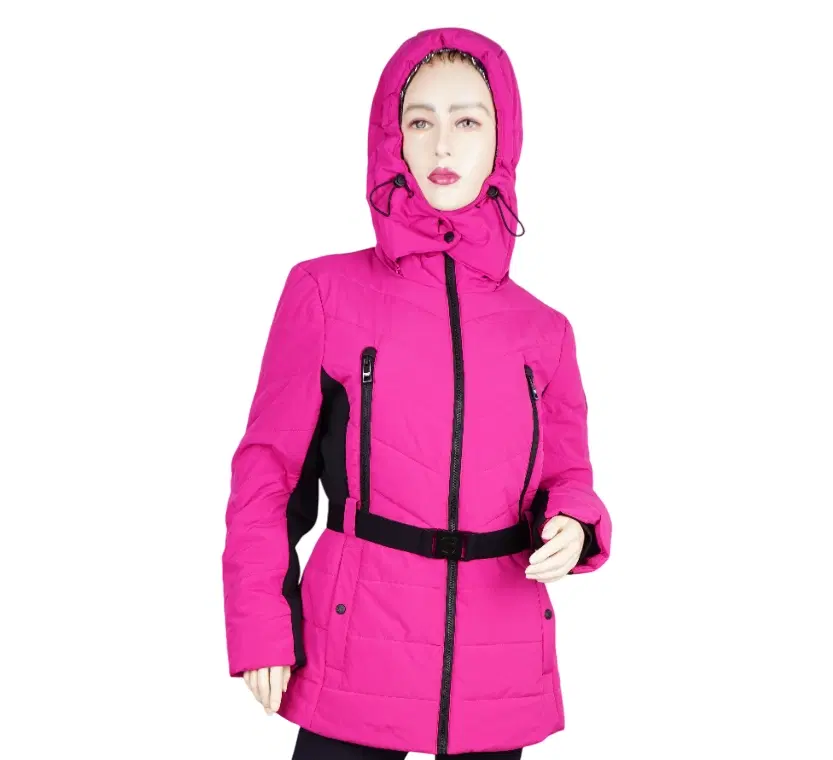 Michael Kors Chambray Logo Patch Puffer Jacket