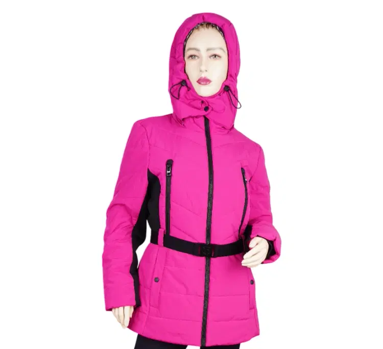 Michael Kors Chambray Logo Patch Puffer Jacket-Hover-Image