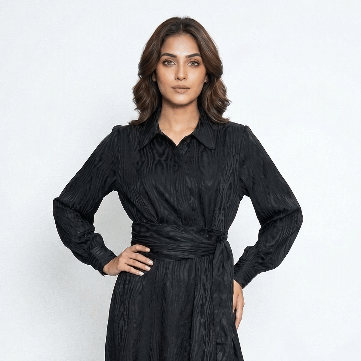 Michael Kors Black Satin Dress, Size Small(4)