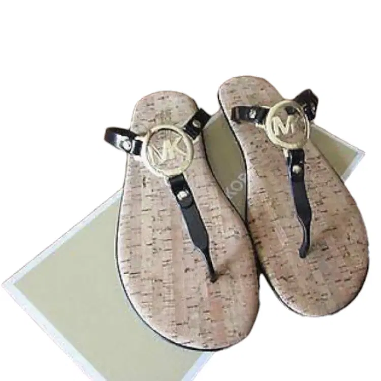 Michael Kors Black Thong Slippers | Luexpolis.com-Hover-Image