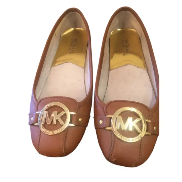 Michael Kors Flats with Gold Michael Kors Emblem-Hover-Image