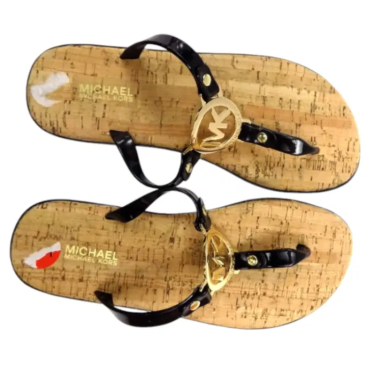 Michael Kors New Mk Charm Jelly Logo Flip Flop-Hover-Image