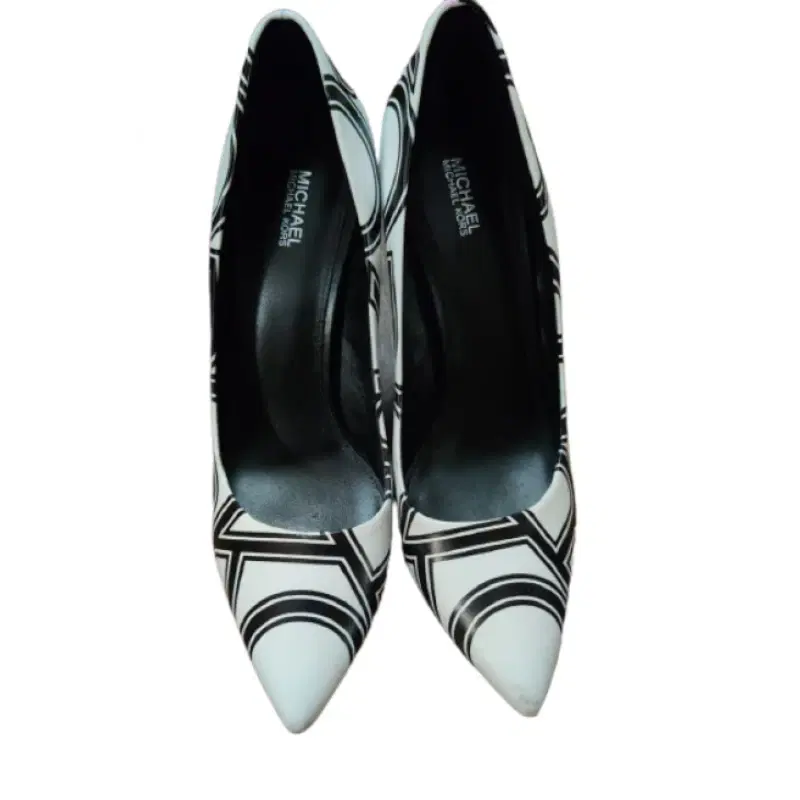 Michael Kors Claire Graphic Logo Leather Pump