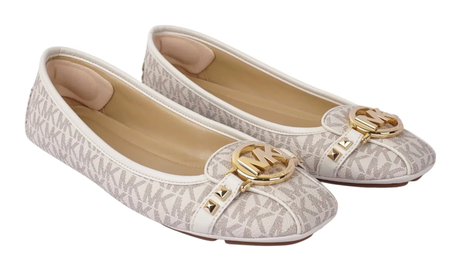 Size 6 - Michael Kors Fulton Studded Logo Moccasin