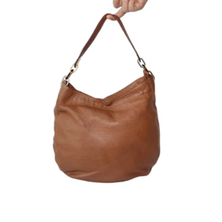 MICHAEL Michael Kors Tan Fulton Large Leather Shoulder Bag-Hover-Image