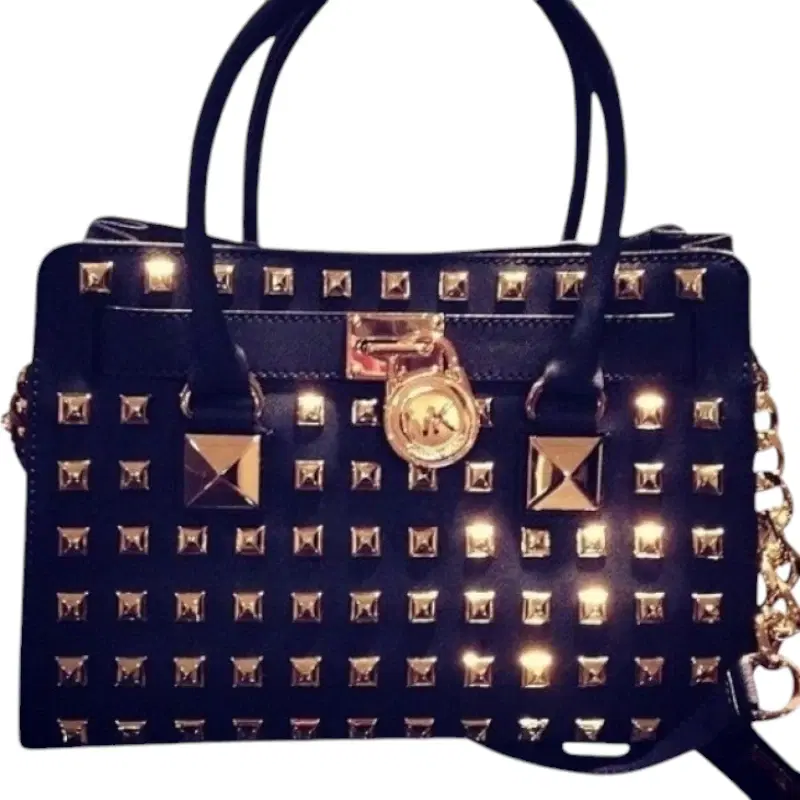 Michael Kors Navy Studded Small Hamilton