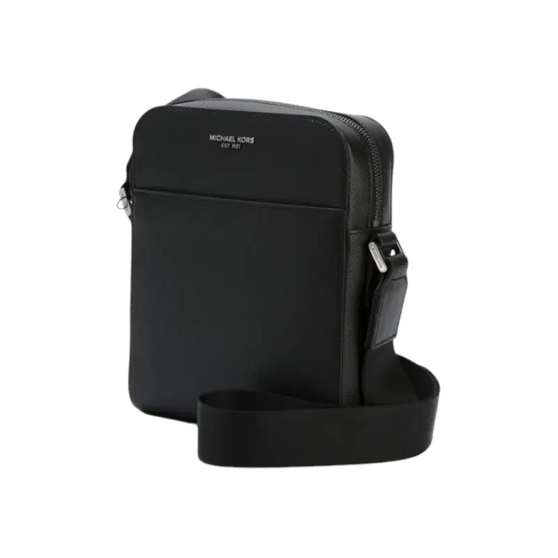 Michael Kors Black Zip-up Messenger Bag