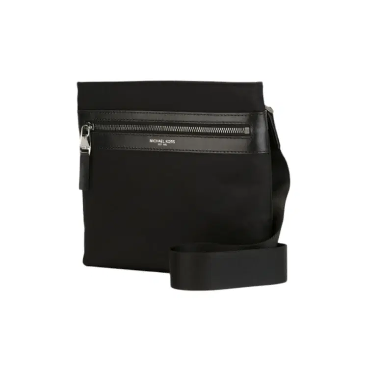 Michael Kors Small Kent Black Messenger Bag-Hover-Image