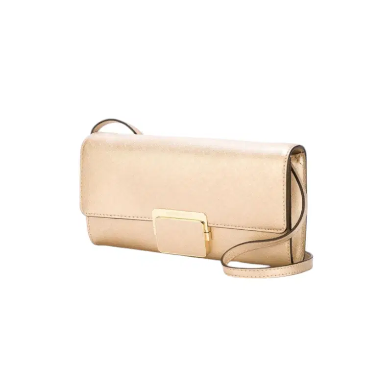 Michael Michael Kors Gold Tone Cynthia Clutch