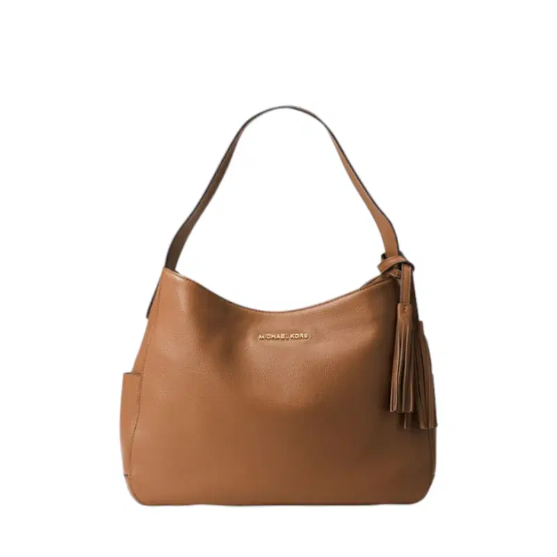 MICHAEL KORS LEATHER FULTON LARGE SLOUCHY SHOULDER HOBO BAG