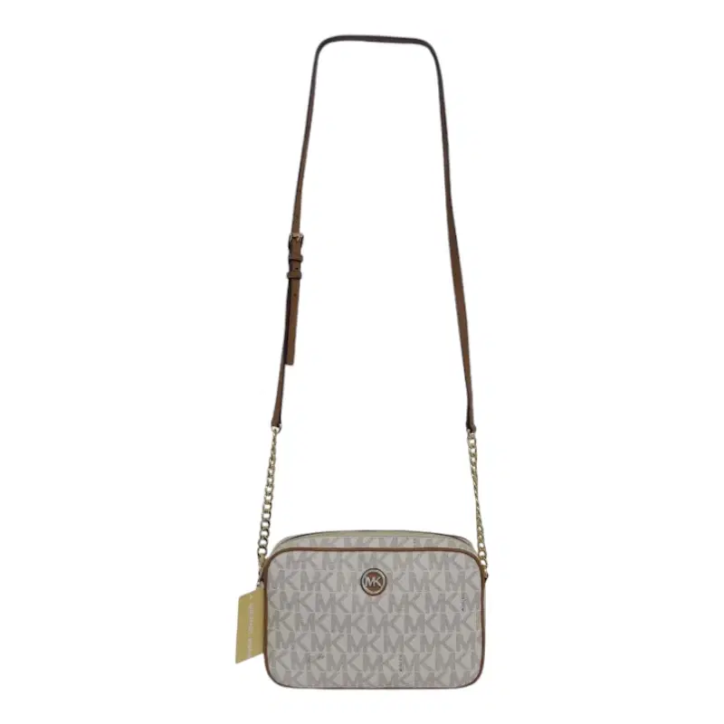 Michael Kors Fulton Signature Vanilla/Acorn Large EW Crossbody