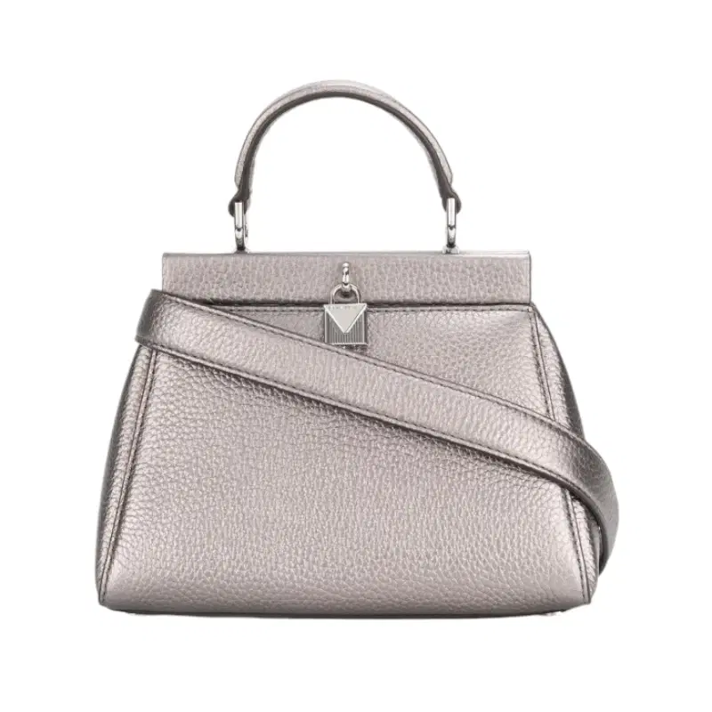 Michael Kors Gramercy Frame SM TH Satchel Gunmetal