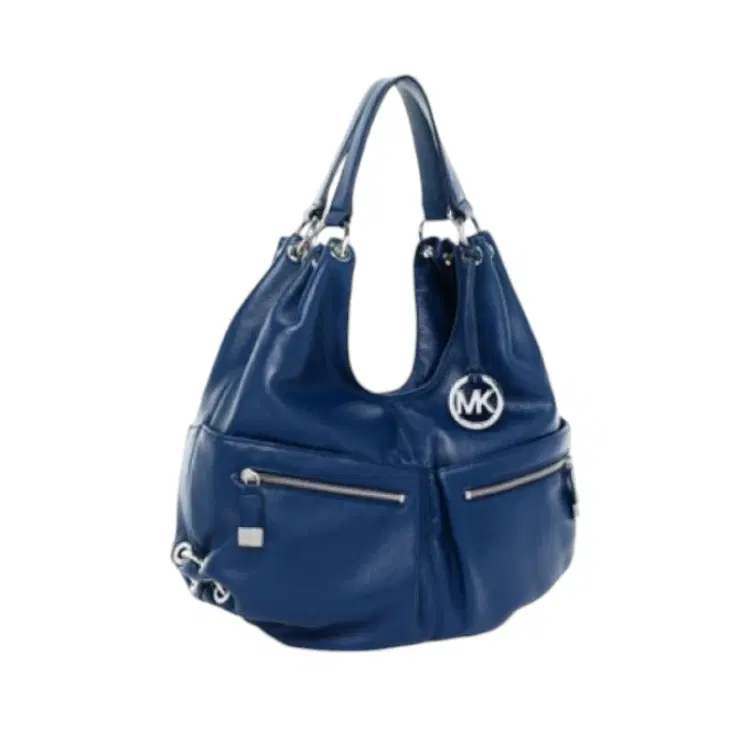 Michael Kors Layton Navy Leather Hobo Bag-Hover-Image