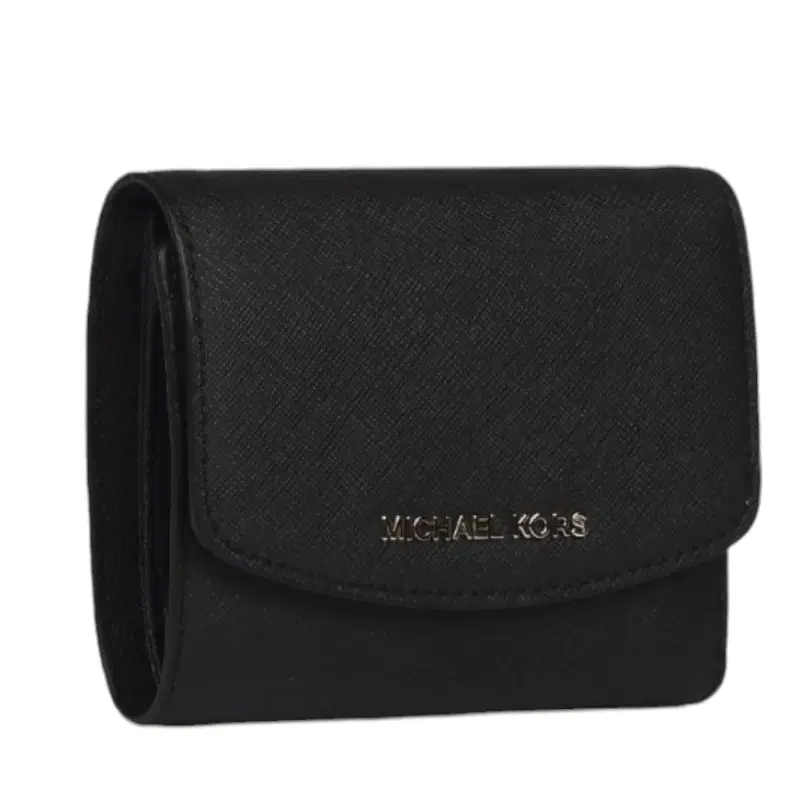Michael Kors Trifold Black Saffiano Leather Wallet