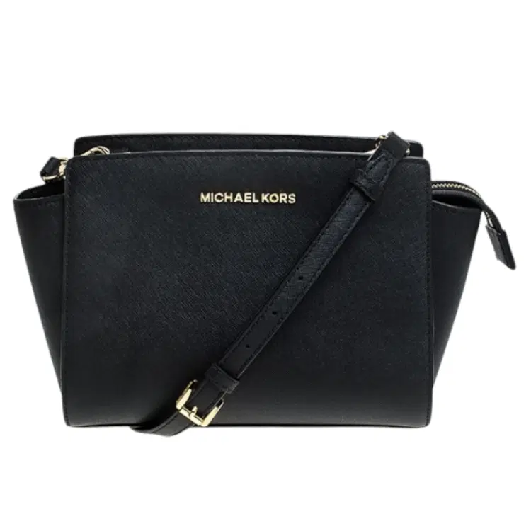 Michael Kors Black Leather Small Selma Cross body Bag-Hover-Image
