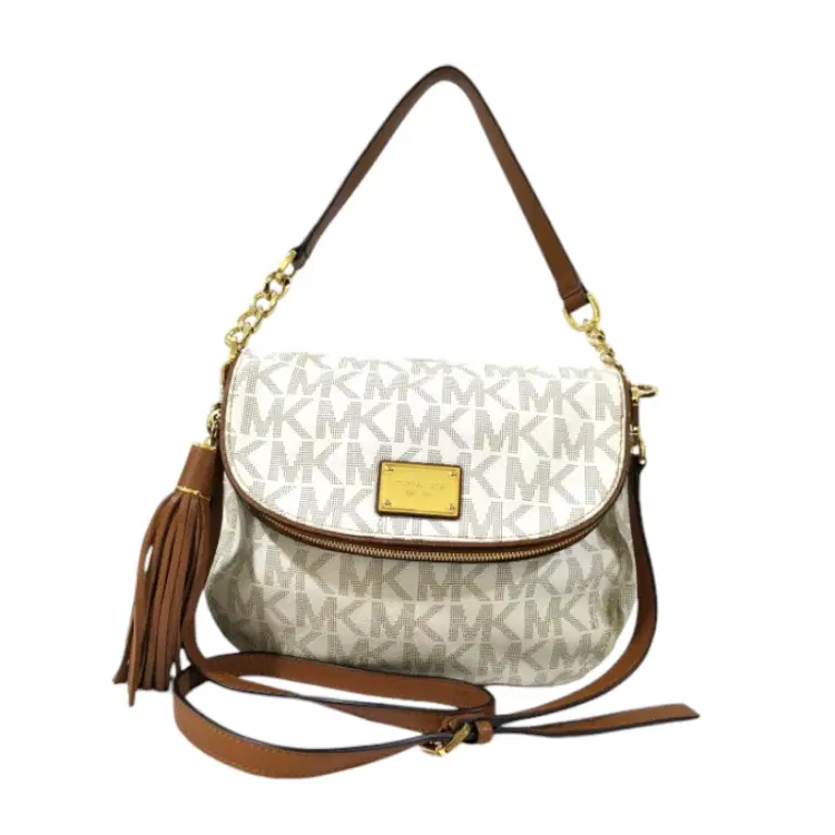 Michael Kors Jet Set Vanilla Medium Convertible Shoulder Bag-Hover-Image