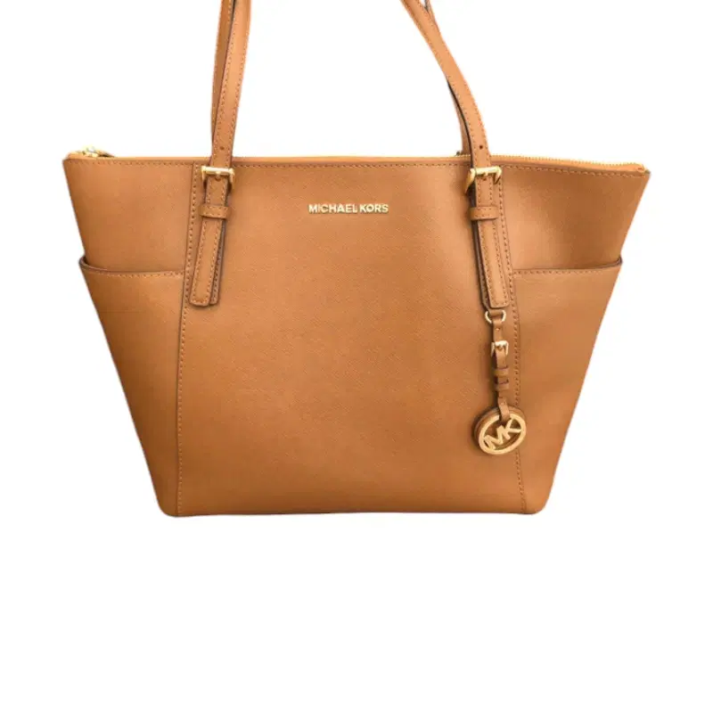 Michael Kors Jet Set Saffiano Leather Top-Zip Tote