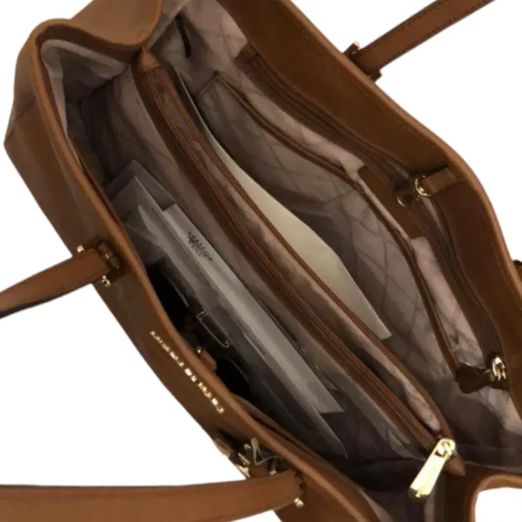 Michael Kors Jet Set East West Large Leather Tote-Hover-Image