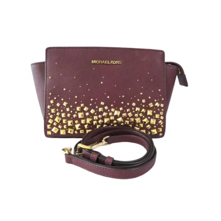 Michael Kors Selma Stud Medium Crossbody Bag-Hover-Image