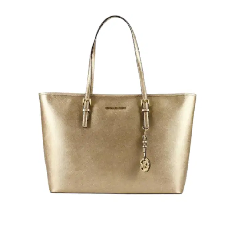 Michael Kors Jet Set Travel Metallic Tote-Hover-Image