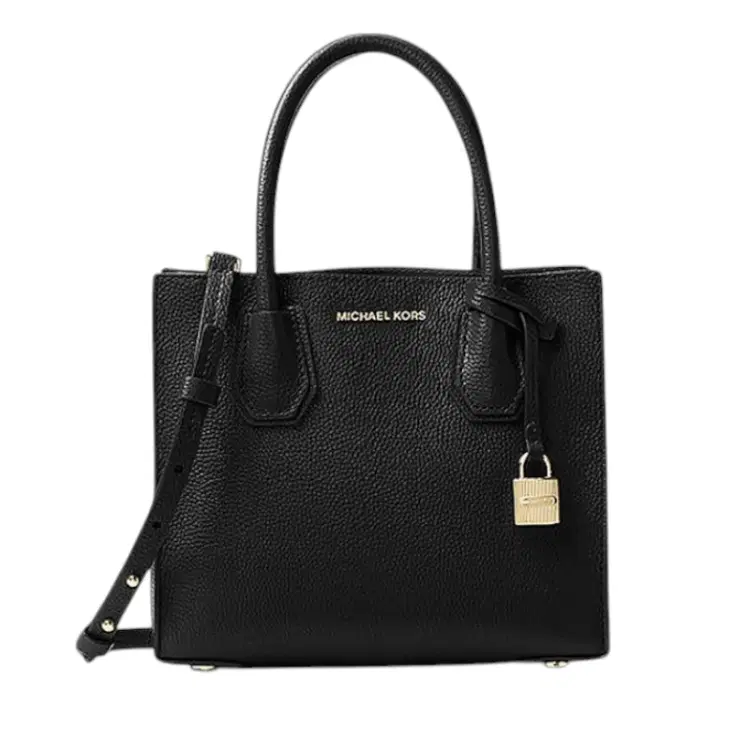 Michael Kors Mercer Medium Black Tote-Hover-Image