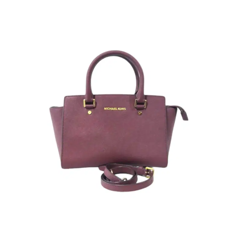 Michael Kors Selma Saffiano Leather Satchel-Hover-Image
