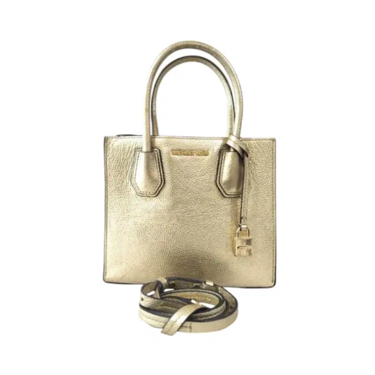 Michael Kors Pale Gold Mini Mercer Tote-Hover-Image