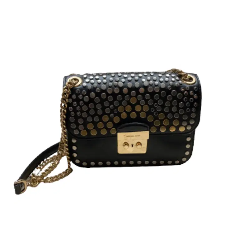 Michael Kors Jenkins Stud Sloan Editor Medium Chain Shoulder Bag