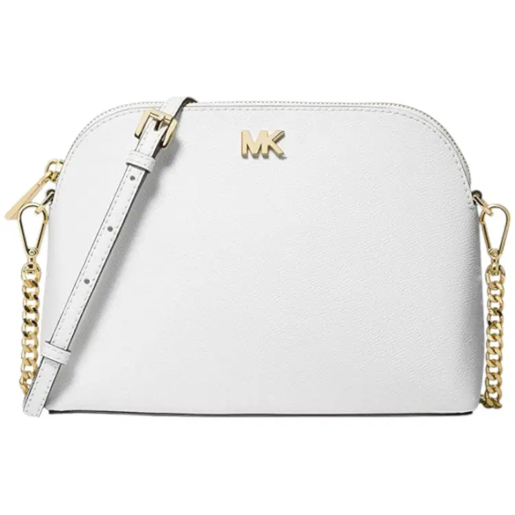 Michael Kors Large Leather Zip Dome Crossbody Bag-Hover-Image