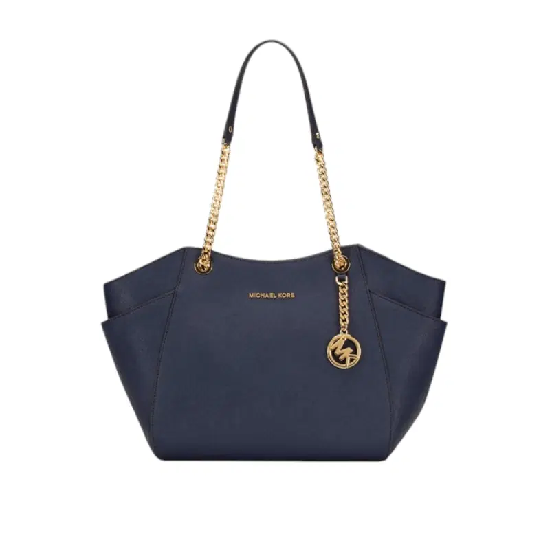 Michael Kors Jet Set Travel Navy Chain Tote