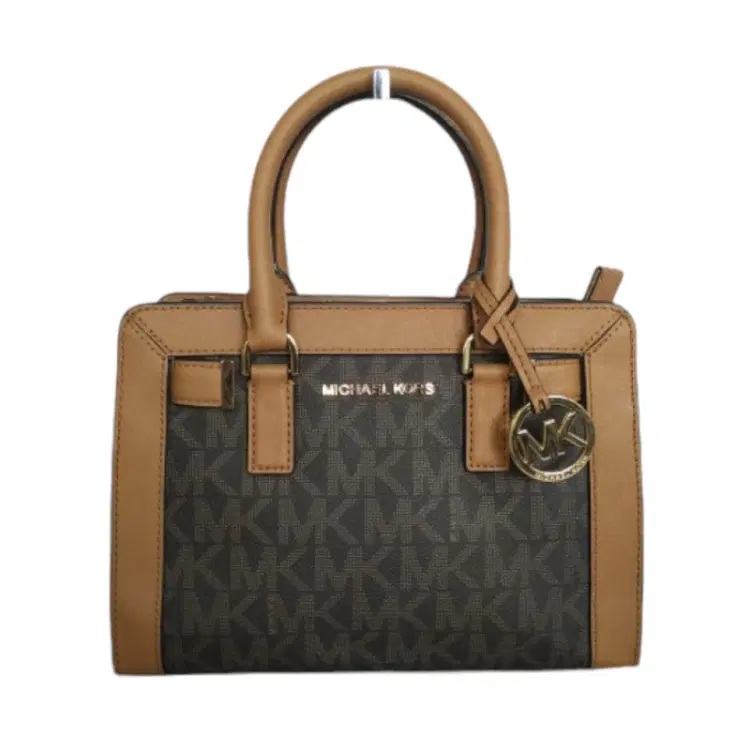 Michael Kors Signature PVC Dillon Top Zip Satchel-Hover-Image
