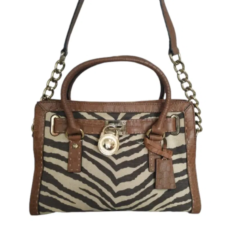 Michael Kors Zebra Print Hamilton Tote