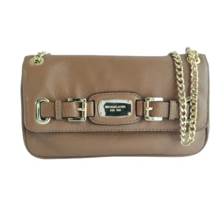 Michael Kors Hamilton Small Flap Leather Shoulder Bag-Hover-Image