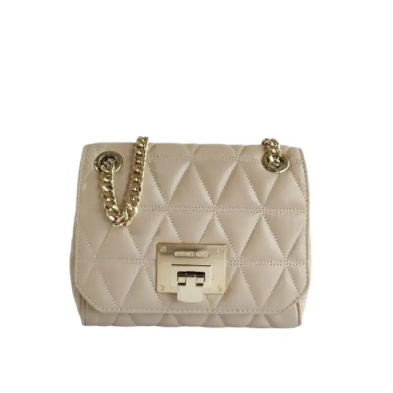 Michael Kors Vivianne Quilted Patent Leather Small Shoulder Crossbody Bag