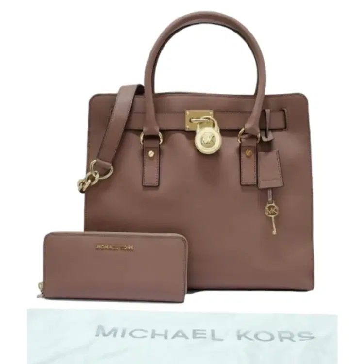 Michael Kors Hamilton Large Saffiano Leather Tote with Wallet-Hover-Image