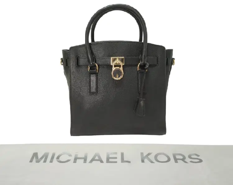 Michael Kors Leather Tote With Long Strap-Hover-Image