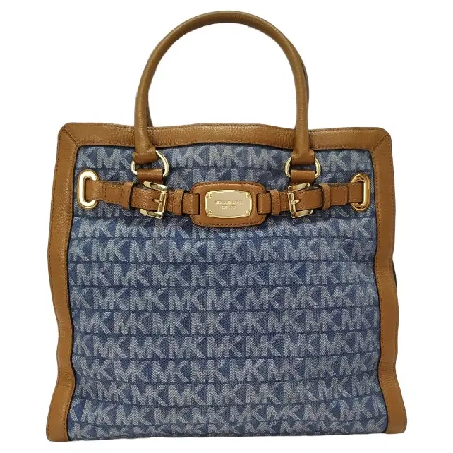 Michael Kors Hamilton Frame Denim Tote Bag-Hover-Image